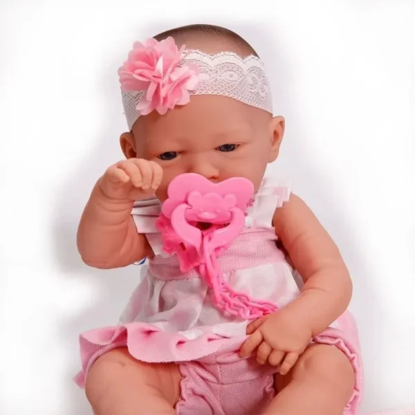 Boneca Baby Ninos Recém Nascida Bebê ReBorn com Acessórios Cotiplás