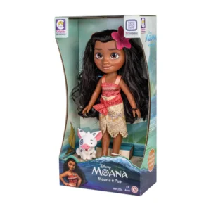 Boneca - Disney - Moana Um Mar de Aventuras - Moana e Puá - Cotiplás