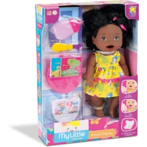Boneca Infantil My Little Brincar de Papinha