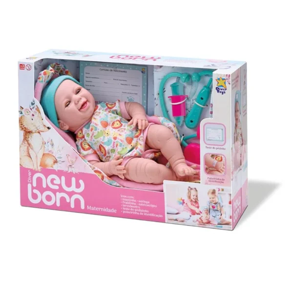 Boneca New Born Maternidade - Diver Toys