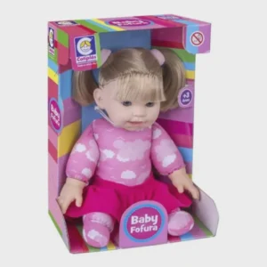 Boneca baby fofura com cabelo 2586 cotiplas