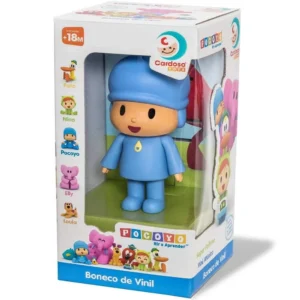 Boneco Pocoyo Original Todo em Vinil Cardoso Toys Pequeno14cm