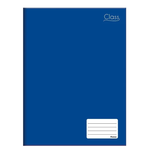 Caderno Brochura Capa Dura d + Azul 96 Folhas Tilibra