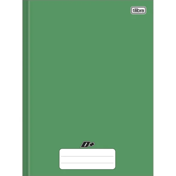 Caderno Brochura Capa Dura d + Verde 48 Folhas Tilibra