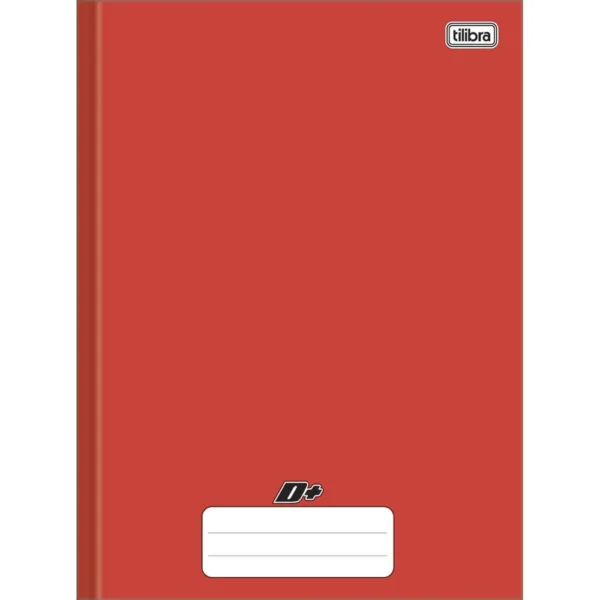 Caderno Brochura Capa Dura d + Vermelho 96 Folhas Tilibra