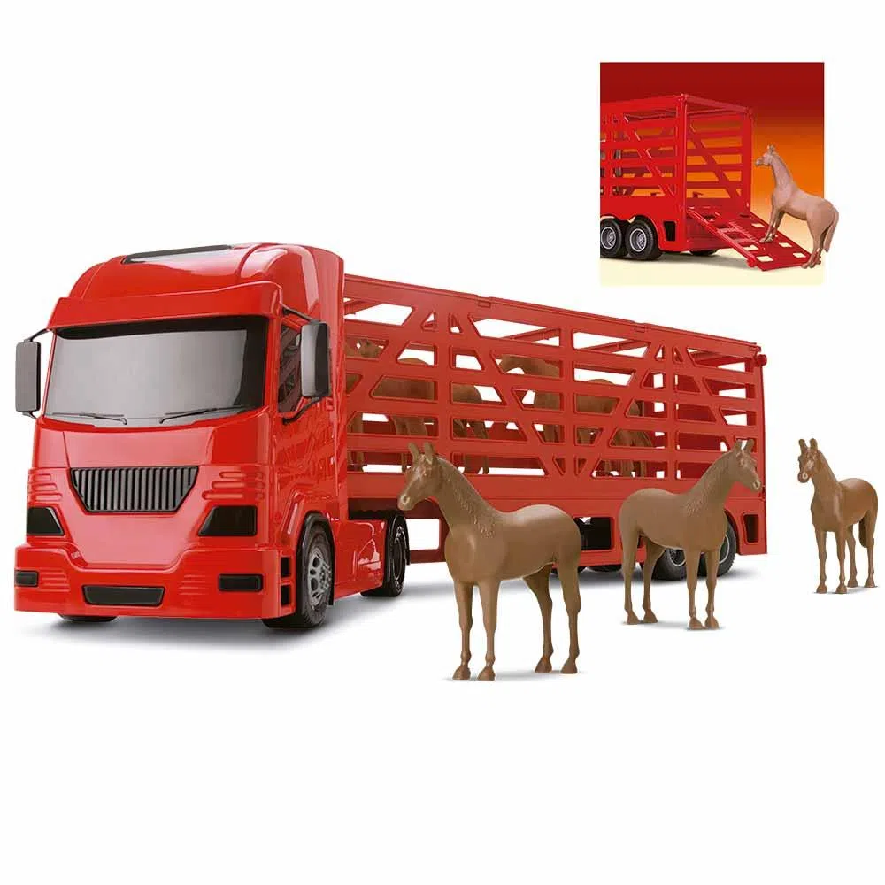 Caminhão de Transporte - Pollux - 30-360 Haras com 4 Cavalos