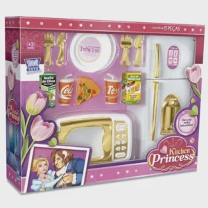 Conjunto Kitchen Princesas 15 Peças Zuca toys 7915