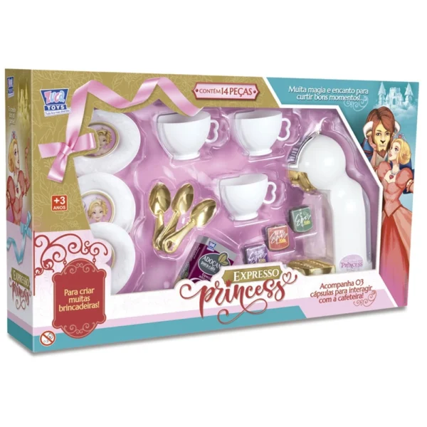 Conjunto de Café Infantil Expresso Princess - Zuca Toys