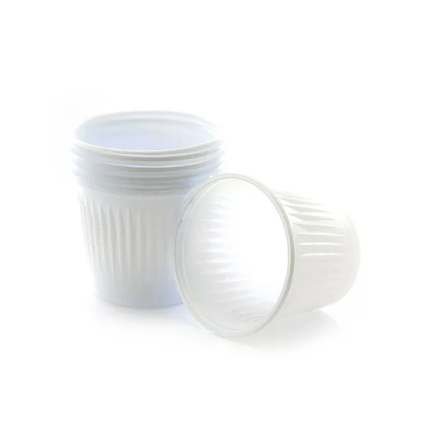 Copo Plástico Branco 50ml Cristalcopo