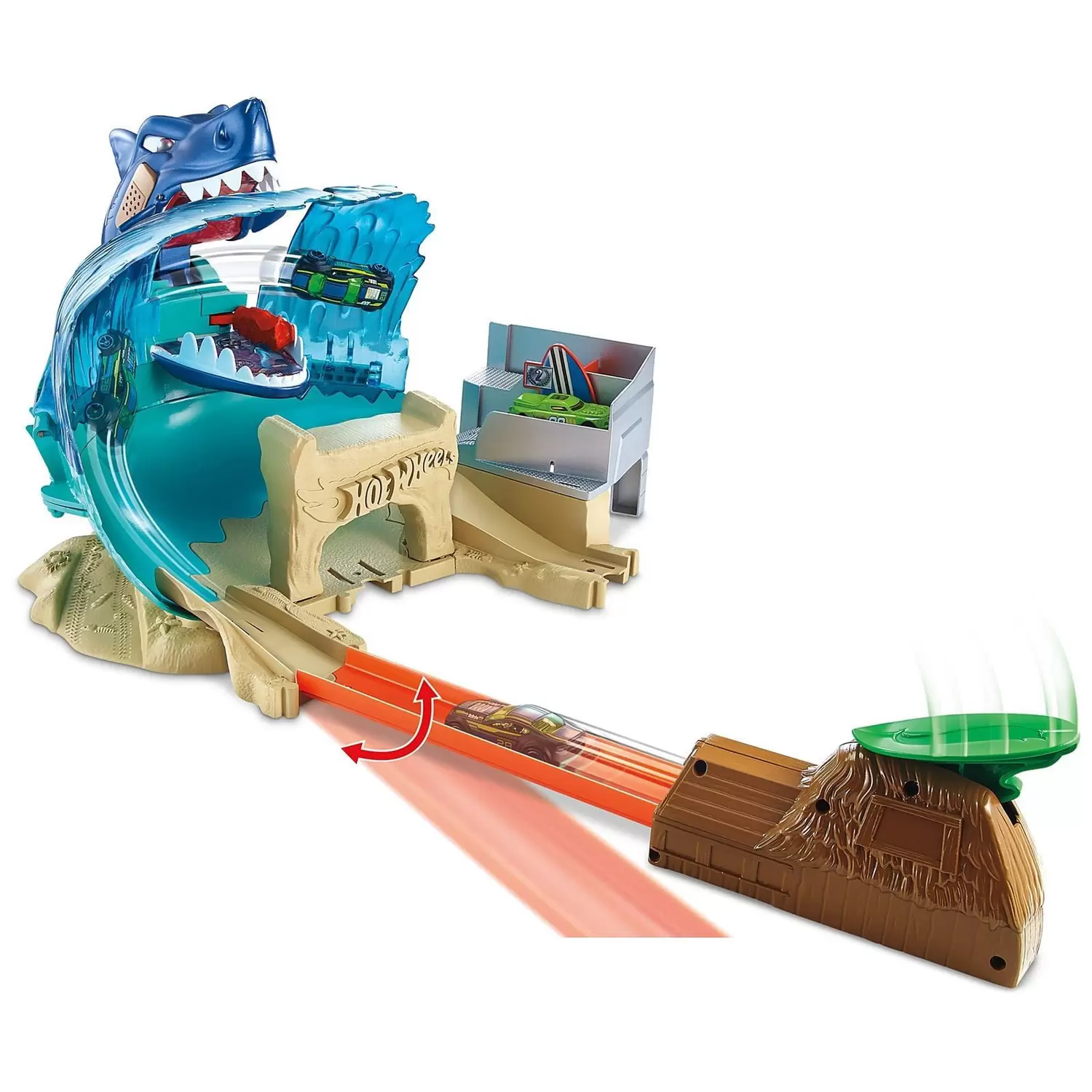 Pista Hot Wheels - City - Ataque Tubarão - Mattel - Mercadao do Real