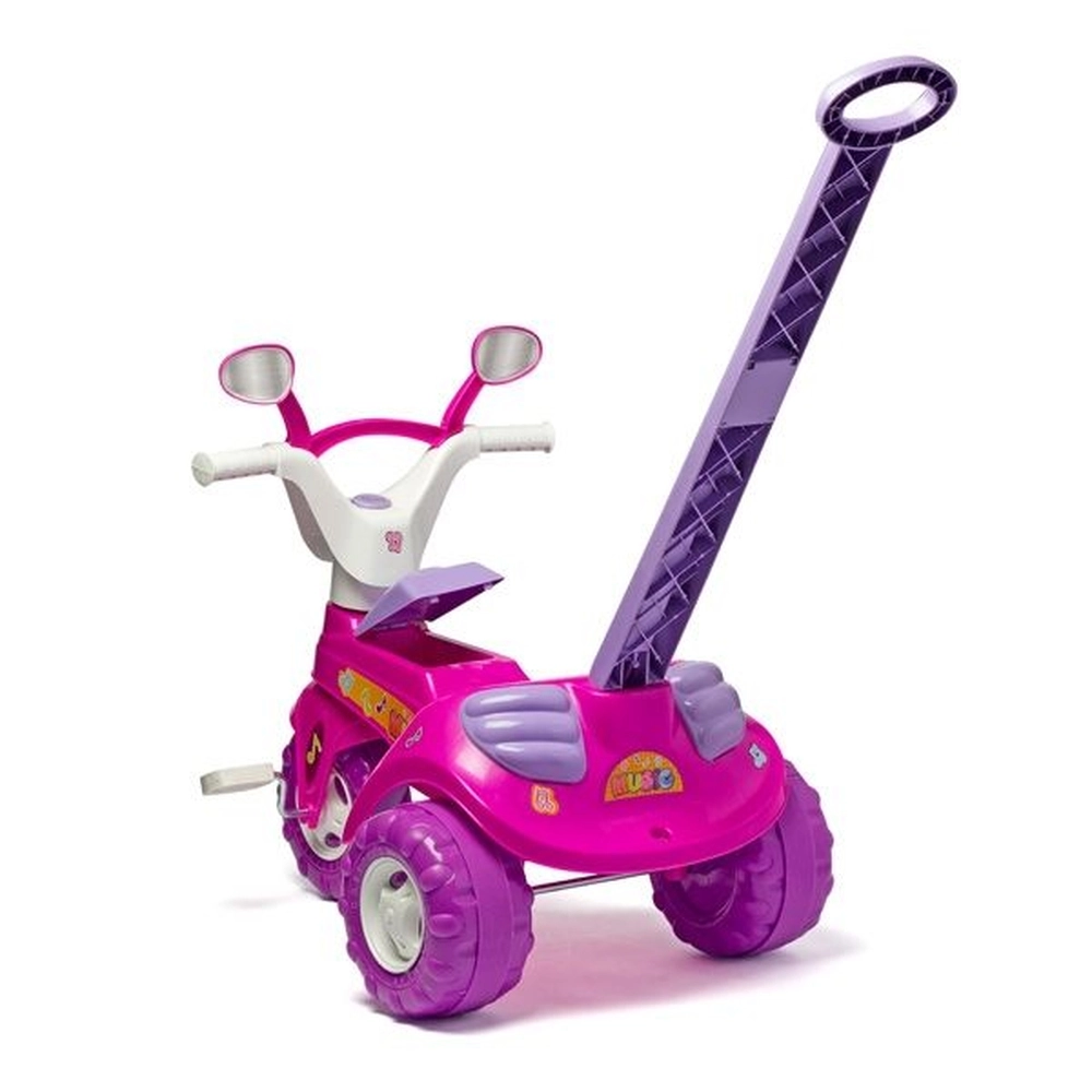 Triciclo Motoca Menina Baby Music Cotiplás 1802 - Mercadao do Real