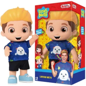 NOVO BONECO OFICIAL LUCCAS NETO FALA 15 (errata) FRASES - ROSITA